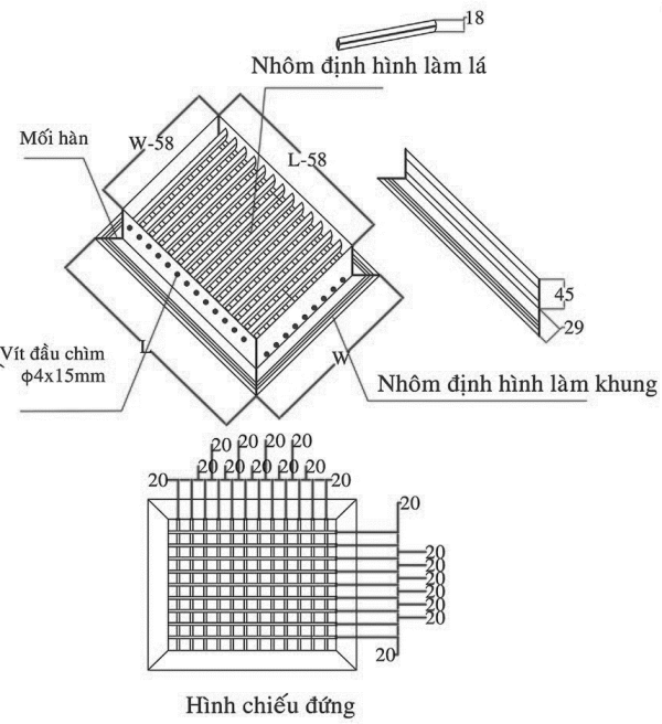 MIỆNG GIÓ HAI LỚP CÁNH -  DOUBLE DEFLECTION - Hình ảnh 2